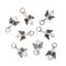 12 Packs: 12 ct. (144 total) Charmalong™ Rhodium Angel Charms by Bead Landing™